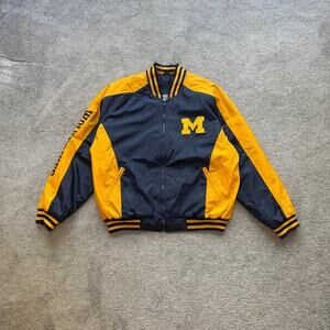 Michigan Wolverines Steve & Barry’s Retro Jacket Men’s L Football Gameday